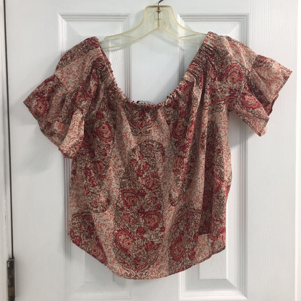 Off the shoulder Madewell blouse